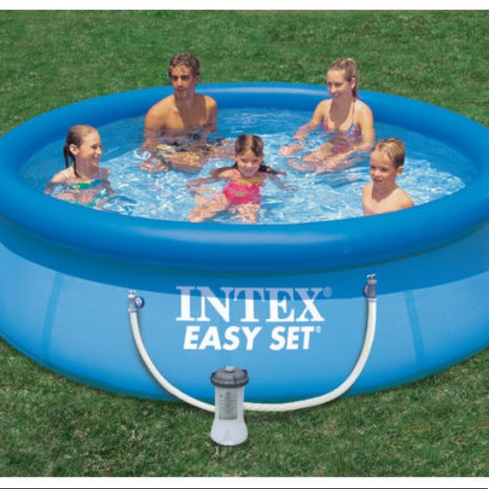 Intex 10 ft Easy Set Pool (w/ filter)